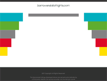 Tablet Screenshot of borrowersbillofrights.com